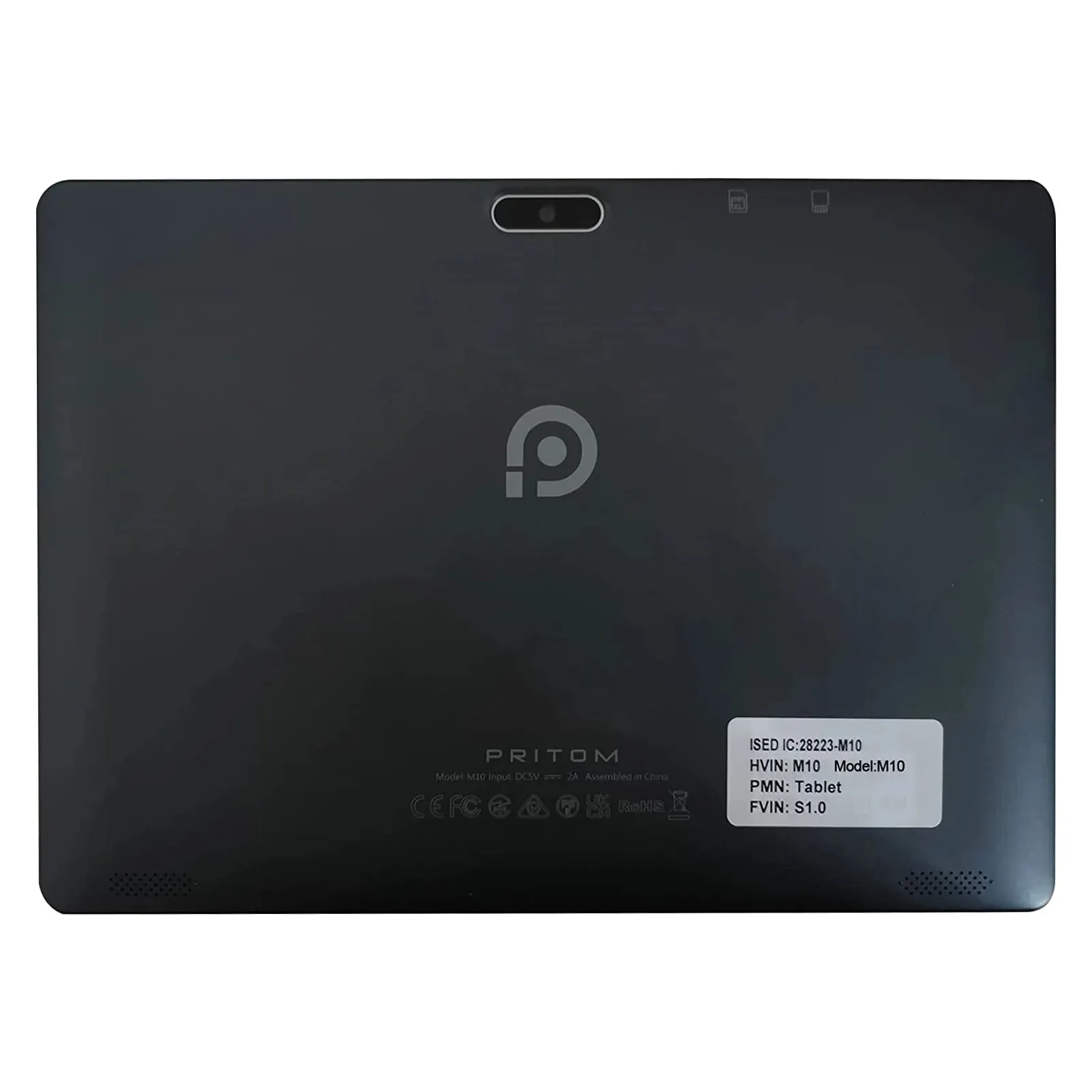 PRITOM ȵ̵ 10 º, 10.1 ġ, 2GB RAM, 64GB ROM,  ھ μ, HD IPS ȭ, 8.0 MP ĸ ī޶, 
