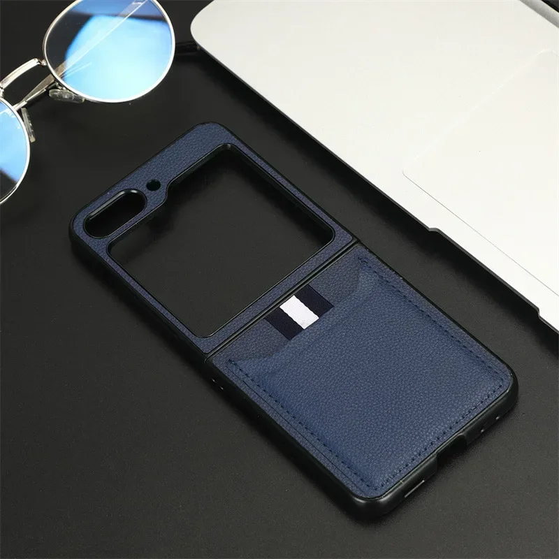 Leather Phone Case with Card Holder and Fall Protection Sleeve Cover