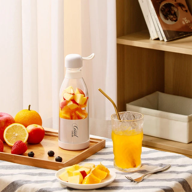 Portable Blender Bottle Electric Orange Juicer Cup Wireless Fresh Juice  Extractors Mixer Smoothie Citrus Squeezer Fruit Blender - AliExpress