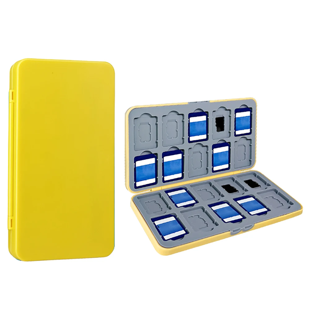 Compact 40-Slot SD and Micro SD Card Storage Box