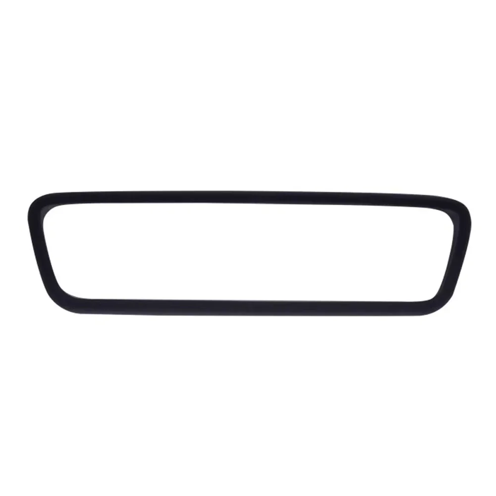 Silicone Rearview Mirror Protector Trim with White and Pink Decor Strip - Interior Accessory