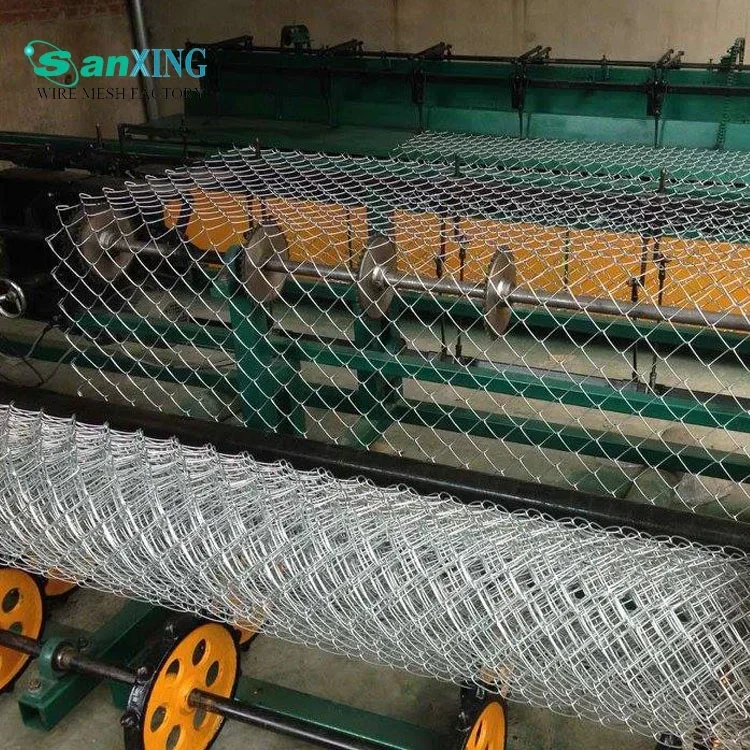 Sustainable Wholesale Industry Used hot Dipped Galvanized PVC coated Iron Wire Mesh Chain Link Fence For Baseball Fields 4