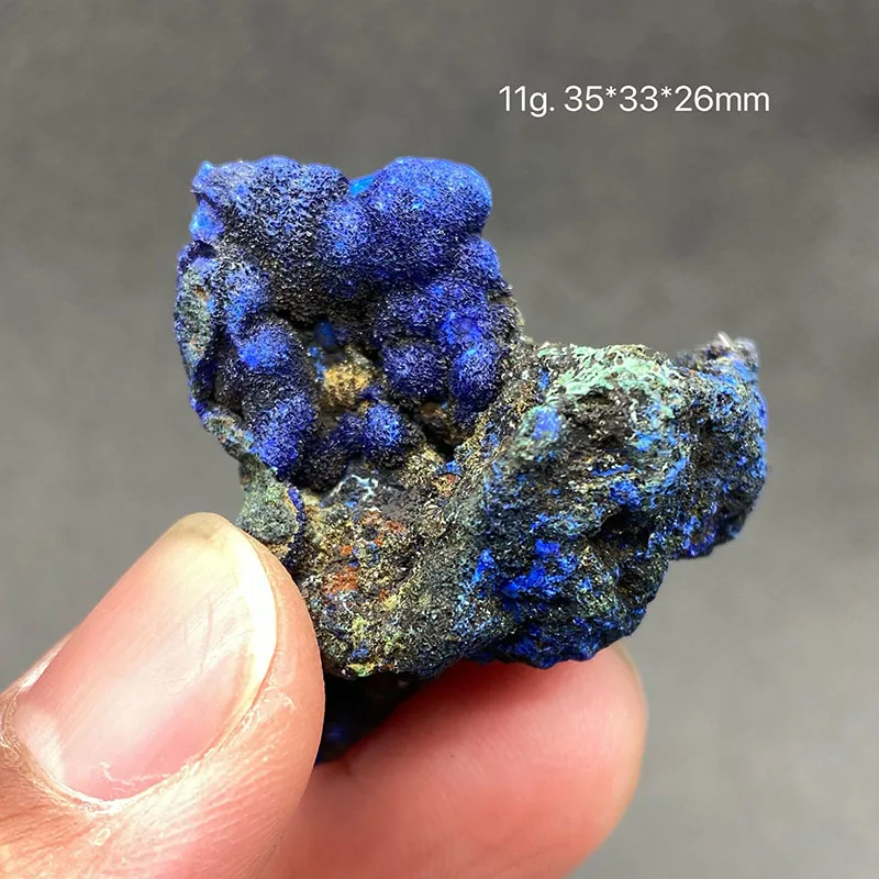 100% natural azurite and malachite symbiotic raw stone mineral specimen healing crystal gem collection