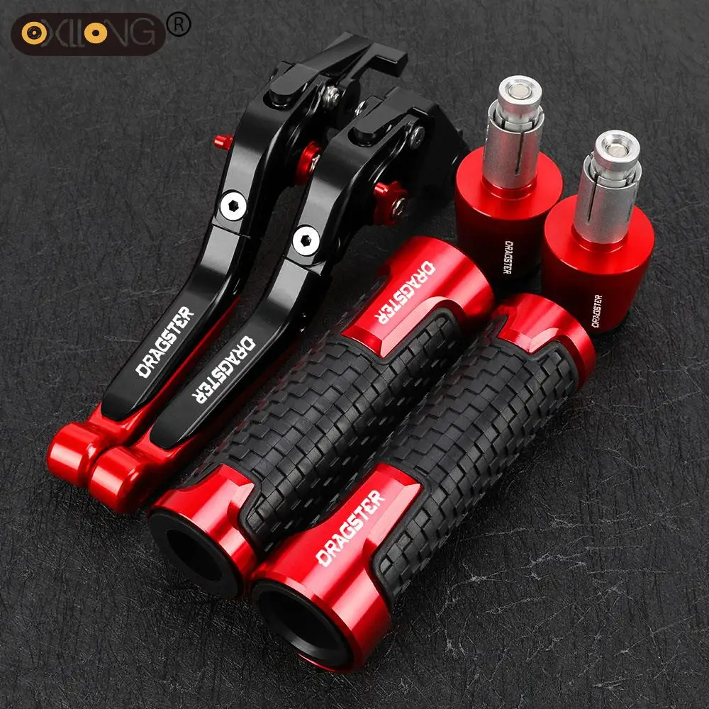 

For Moto Guzzi DRagste R 800 800RR 2013 2014 2015 2016 2017 Motorcycle Adjustable Brake Clutch Levers Handlebar Grips Ends