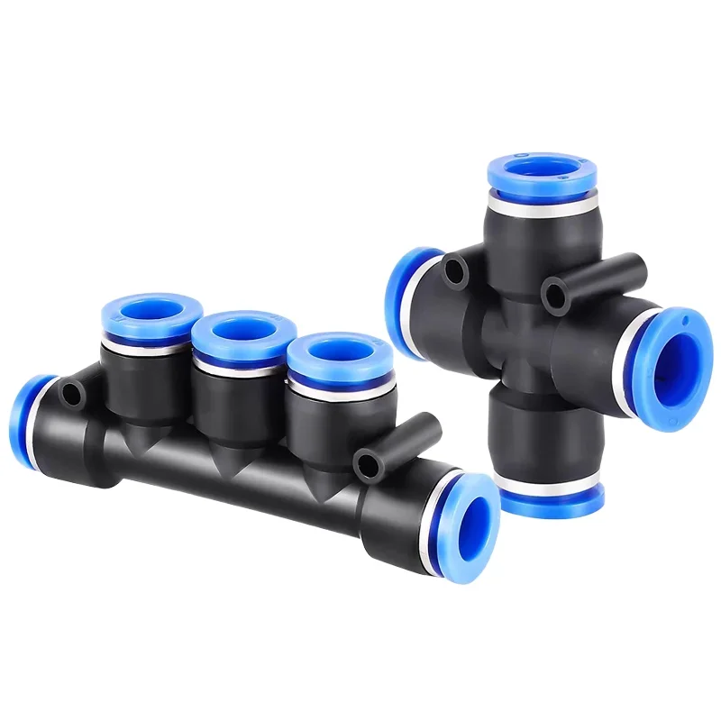 20/50PCS PE/PU/PY/PK/PM/PZA/PV/SA Pneumatic Fitting Pipe Connector Tube Air Quick Fittings Water Hose Couping 4 6 8 10 12 14mm