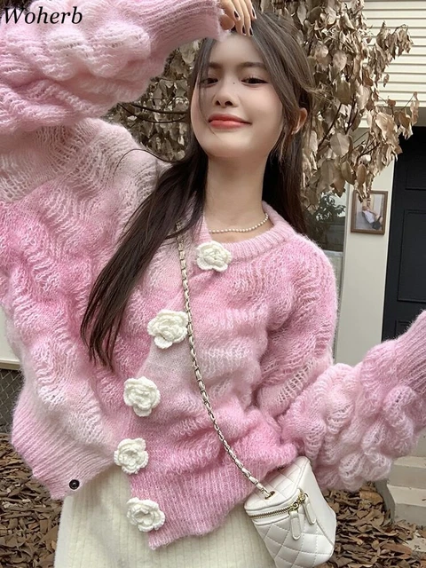 Cardigan Korean Fashion Sweaters for Women Blusa De Frio Feminina Winter  Clothes Sueters De Mujer Sueter Mujer Invierno Long