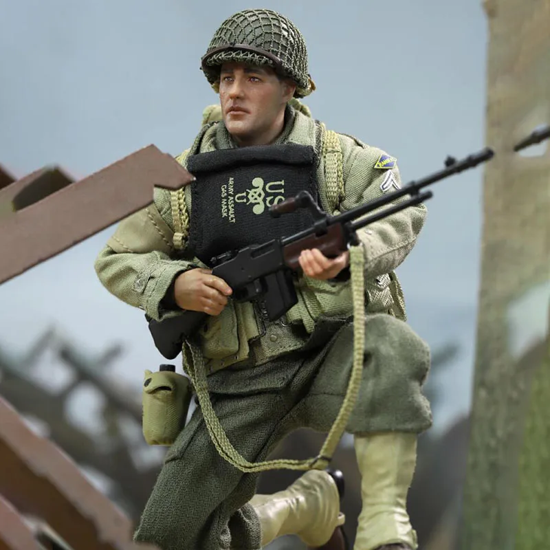 DID XA80012 1/12 Scale Collectible Palm Hero Series WWII US 2nd