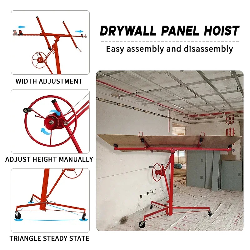 Ce Approved plaster board 11ft gypsum panel hoist Sheetrock Drywall Lift