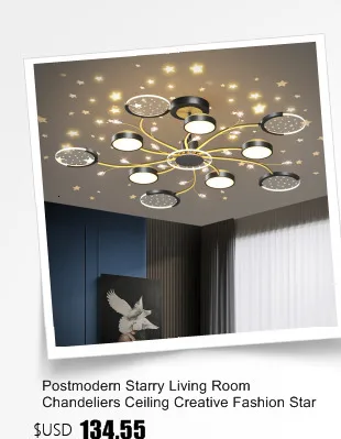 Minimalist Decor Living Room Chandeliers 2021 Luxury Modern Simple Atmosphere Romantic Starry Light Nordic Whole House Package entryway chandelier