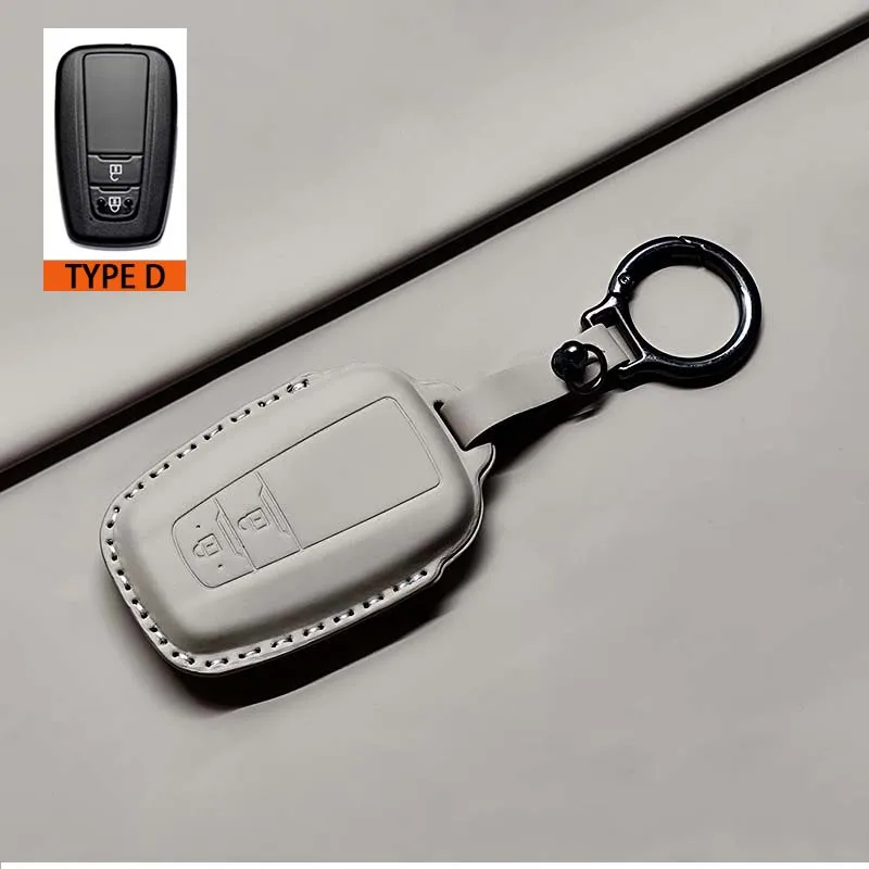 Premium PU Leather Car Remote Key Case Cover