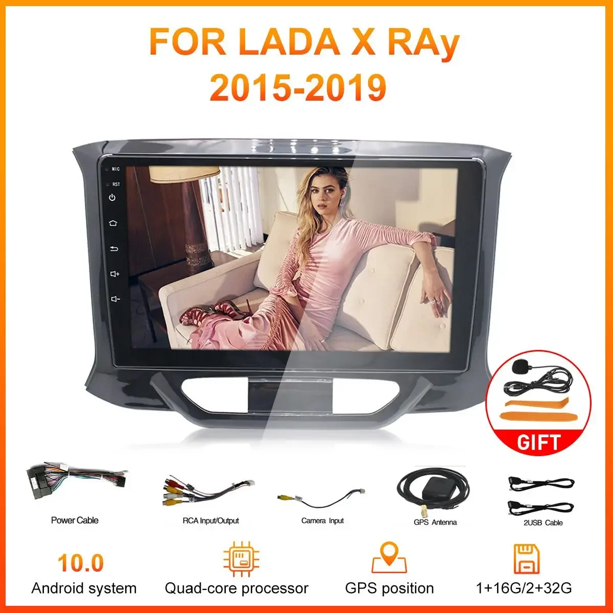 

5G 8 Core Car Android 10 Радио Мультимедийный видеоплеер для LADA X ray Xray 2015 - 2019 Autoraido Carplay GPS 2 din dvd