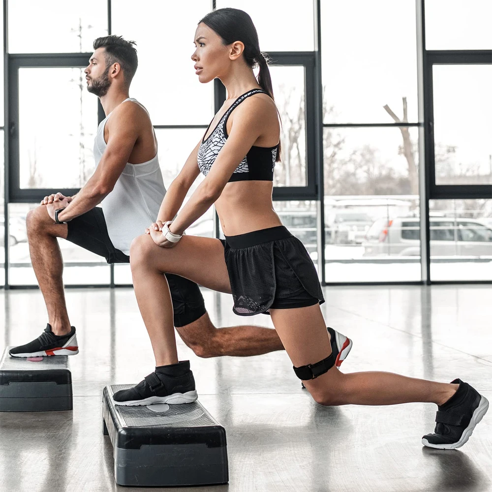 1Pcs IT Band Strap knee support knee wraps Adjustable Iliotibial Knee Thigh Hip & ITB Syndrome Compression Wrap Support Breathable Patellar Tendonitis