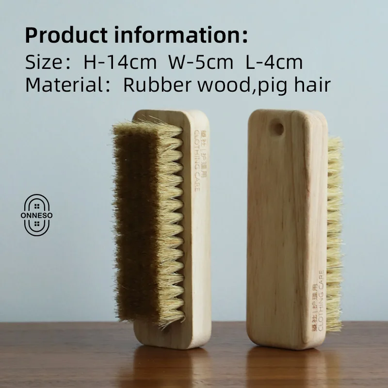 Laundry brush Pig hair and Rubber wood Soft bristle Multifunctional cleaning tools laundry cleaning brush long handled laundry brush