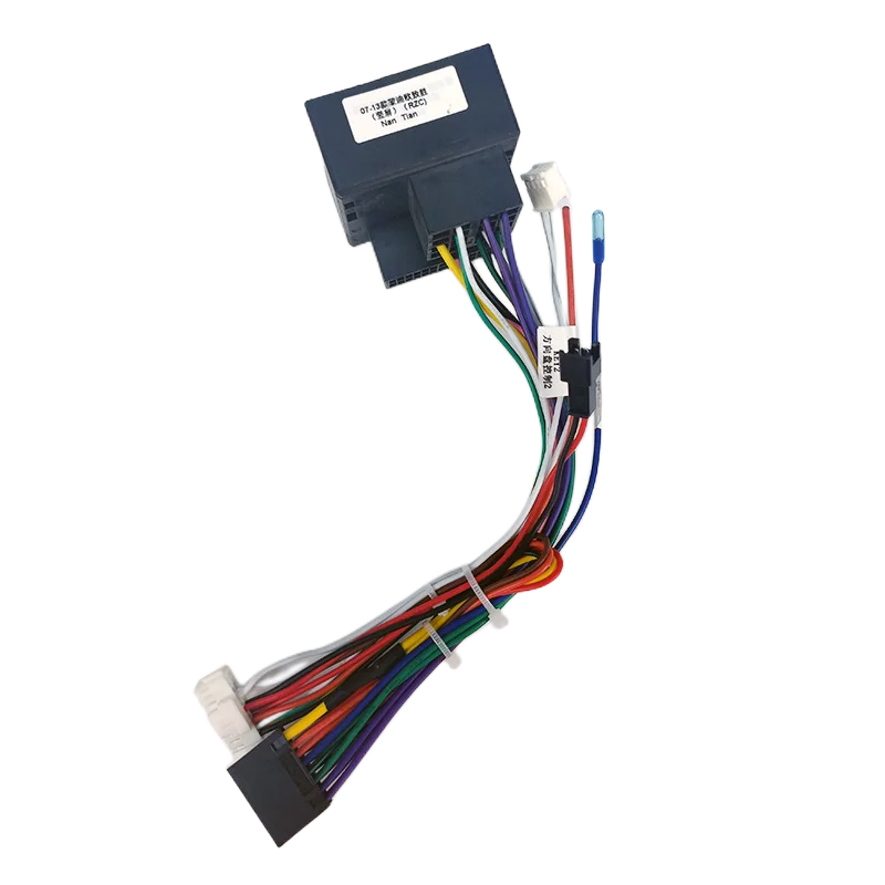 Ford Mondeo 07-10/Focus 07-11/C-MAX 07-10 차량용 스테레오 오디오 16PIN 안드로이드 전원 배선 하네스 케이블 어댑터(Canbus Box 포함)