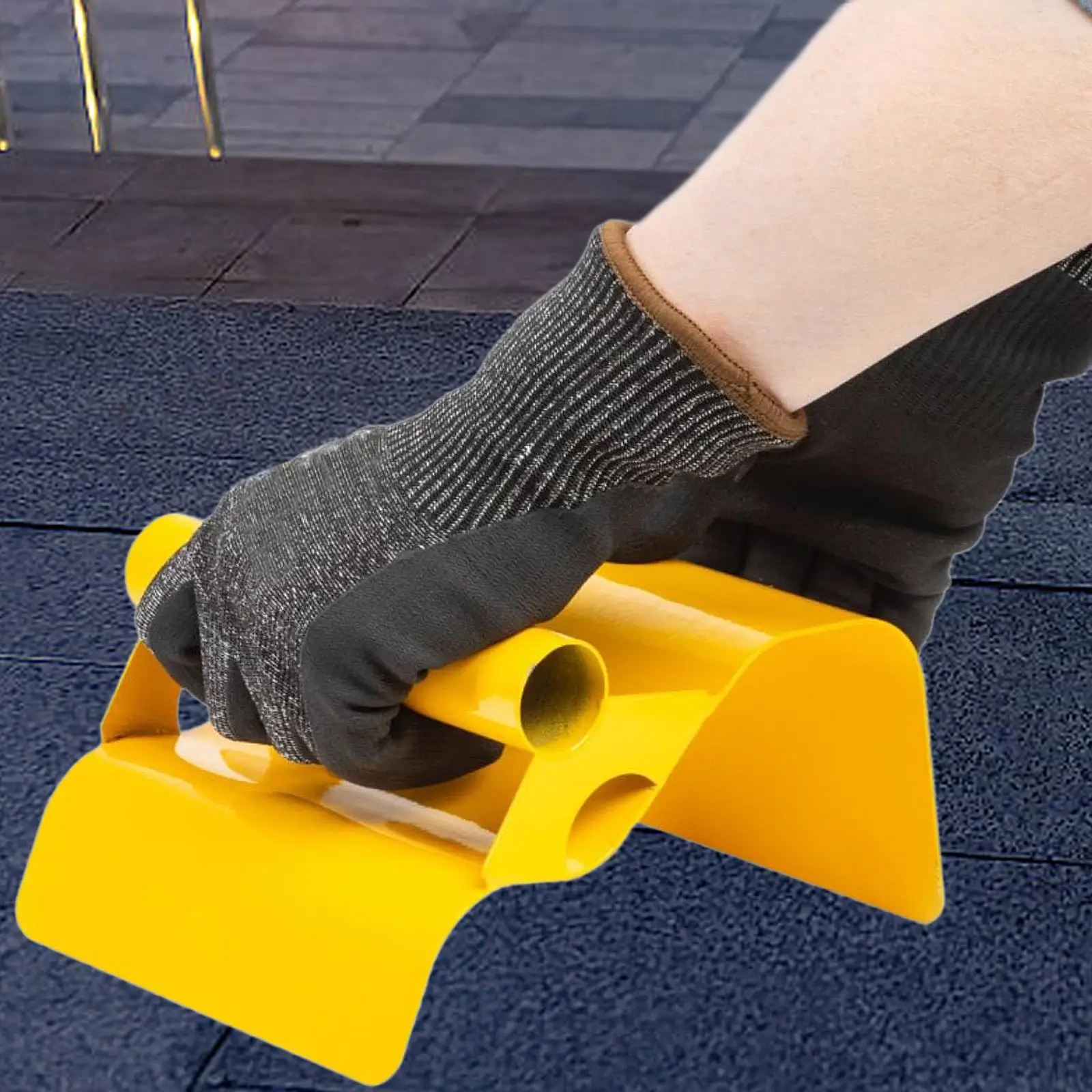 Landscape Curb Trowel Mortar Repair Applying Putty Home Decorating Garden Corner Concrete Curbing Trowel