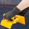 Landscape Curb Trowel Mortar Repair Yellow Applying Putty Home Decorating Versatile for Garden Corner Concrete Curbing Trowel 4