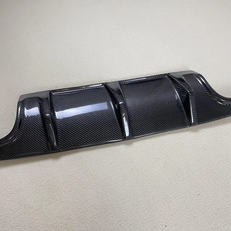 Carbon Fiber Rear Bumper Lip Diffuser Fit For Mercedes Benz SLK Class R171  04-11