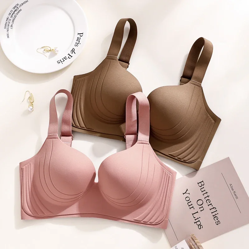 High-quality Underwear Without Steel Rings For Women With Large Breasts, Small Breasts, Large Size Ultra-thin Adjustment Bra 1 High-quality Underwear Without Steel Rings For Women With Large Breasts, Small Breasts, Large Size Ultra-thin Adjustment Bra 1