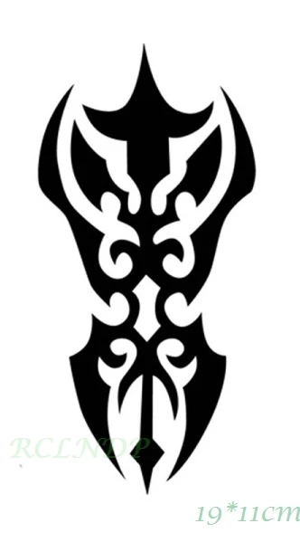Waterproof Temporary Tattoo Sticker fire flame totem dragon hawk henna tatto stickers flash tatoo fake tattoos for women men 7