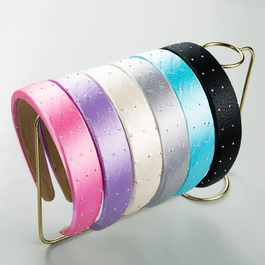 

New Female Fabric Hair Bands Children's Solid Color Thin Elastic Hair Band Wash Face Casual Headband For Women Hair Accessories