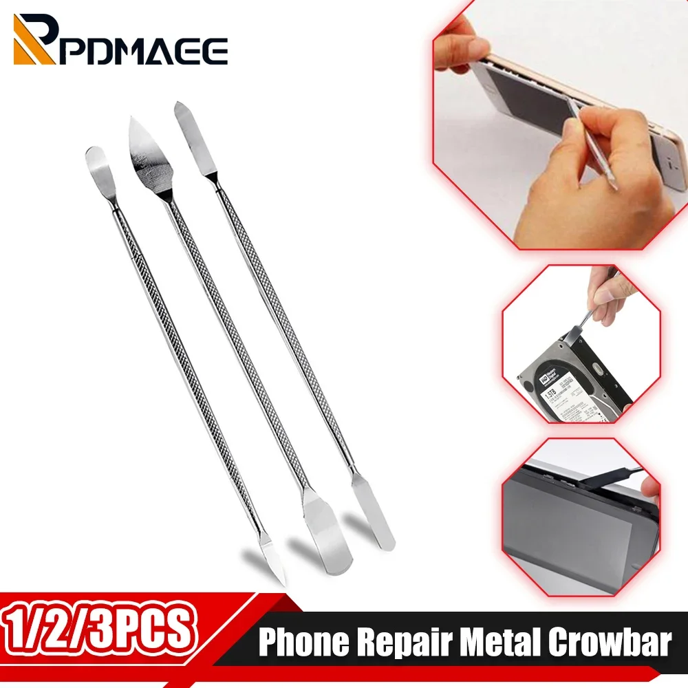 Universal Phone Repair Tools Kit Disassembly Blades Pry Opening Tool Metal Crowbar Disassemble Kit Phone Spatula Hand Tools Set 1pcs universal phone repair tool disassembly blades pry opening tool metal crowbar disassemble kit phone spatula hand tool