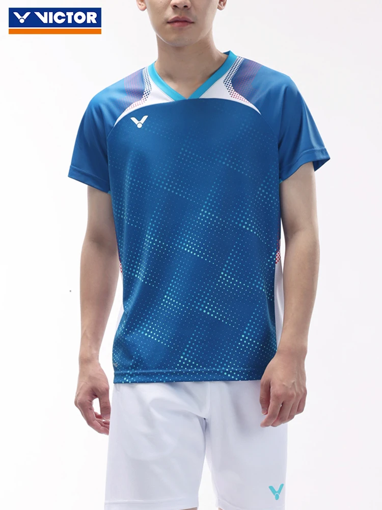 Badminton polo clothes, volleyball tennis suits,short sleeve men's women's quick dry t-shirts T-50012 Lee junhui