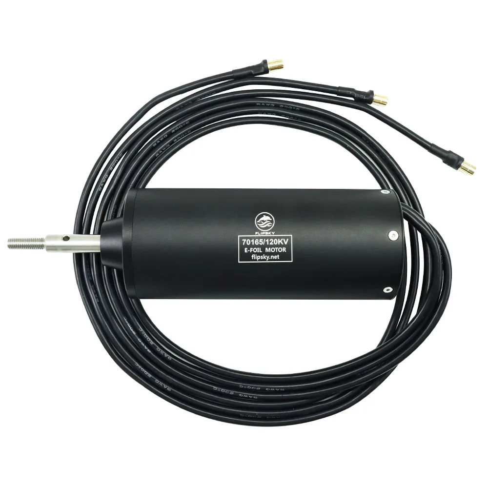 

Flipsky Sensorless Brushless Motor Fully Waterproof Motor 70165 120kv | 8800w For Efoil | Ejet Boards