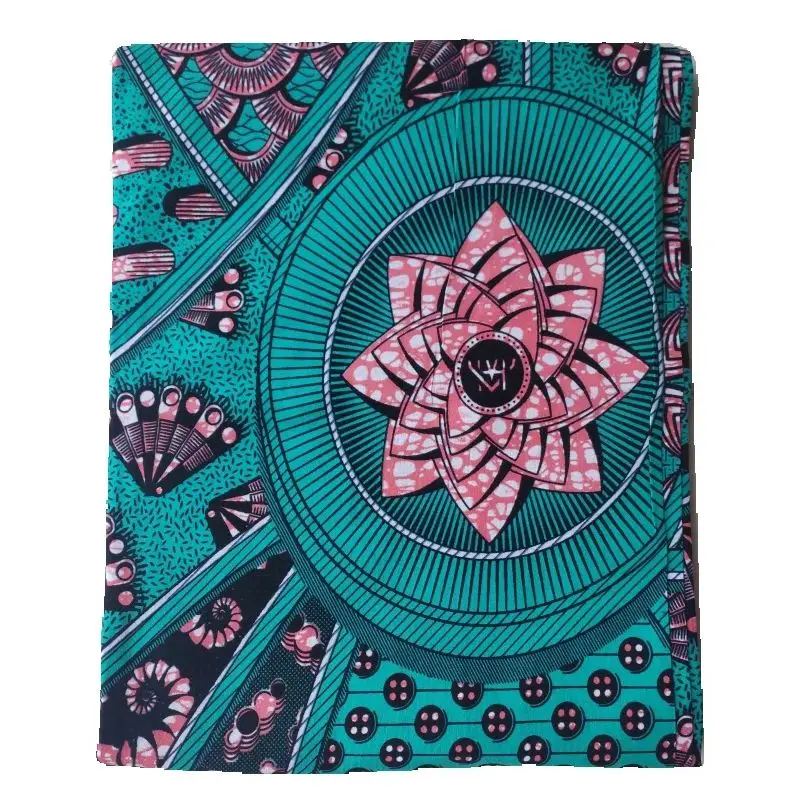 Wax Fabric Holland 6 yards real high quality Wax cotton PagNE Fabric Africa Ghana style Ankara Printed party dress