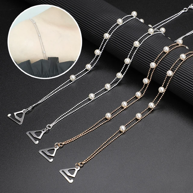 2023 Fashion Shoulder Straps Crystal Underwear Straps Metal Bra Straps  Non-Slip Sexy Invisible Cool Women Bra Strap For Decor - AliExpress