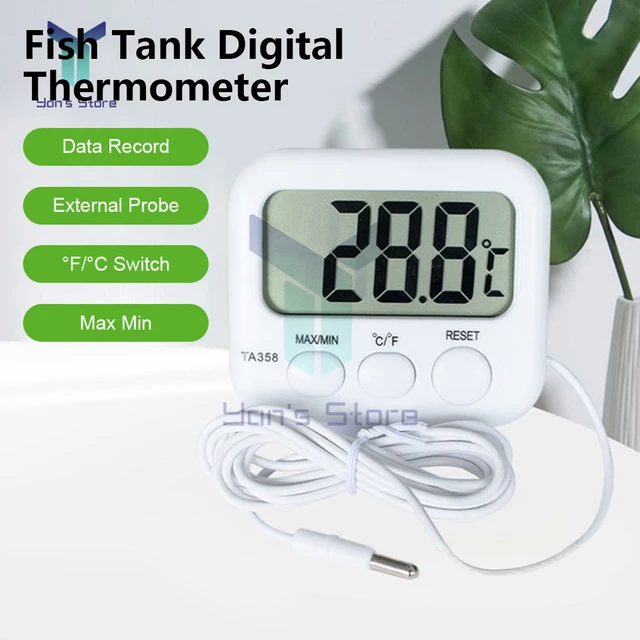 New Mini LCD Digital Probe Sensor Thermometer Water Tank Swimming Pool  Refrigerator Aquarium Wine Cellar Thermometer Measurer - AliExpress