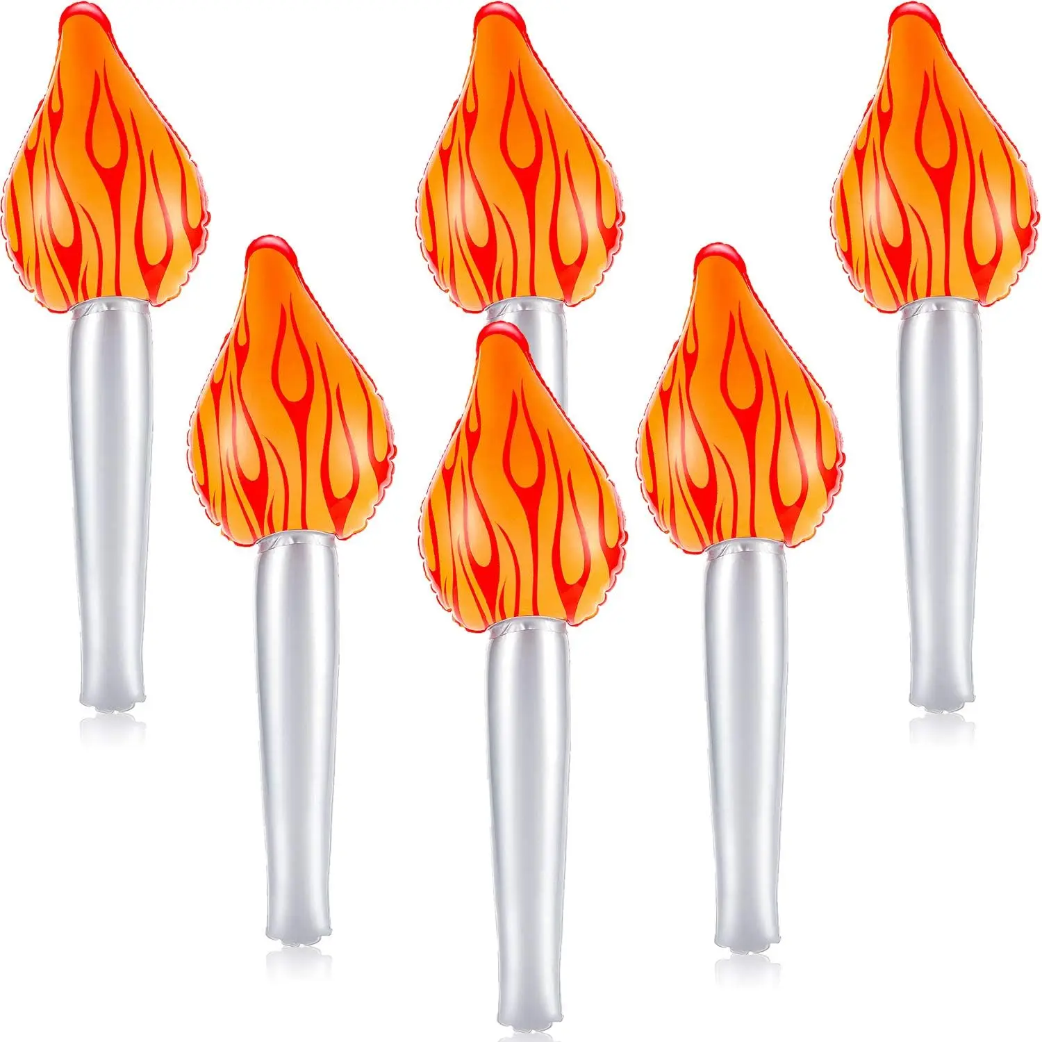 1/5 Pcs Inflatable Torch Toy for Kids Pretend Play Fun Torch Inflates for Halloween Cosplay Themed Party Sports Games