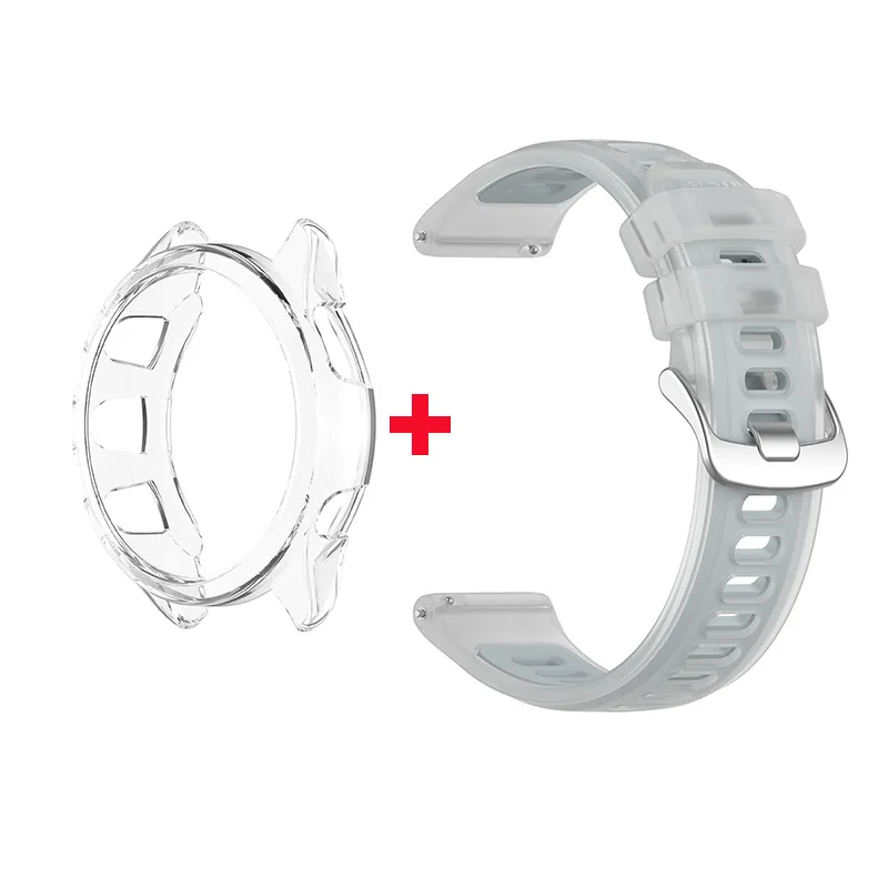 Enhanced Product Title:  
Transparent Jelly Color Silicone Watch Strap