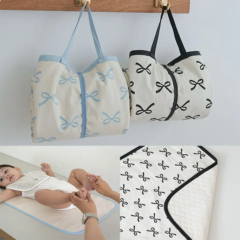 Baby Nappy Bag Diaper Changing Pad Toilet Training Newborn Baby Items Washable Changing Mat Cover Portable Diapers Mattress