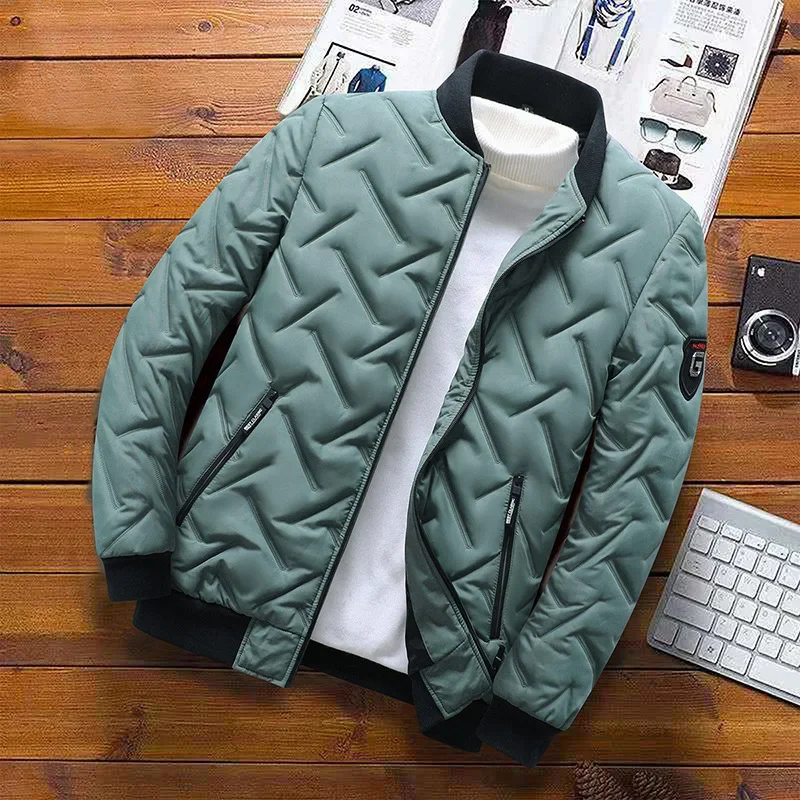 Cotton Jacket Men's Autumn/Winter Stand Collar Top