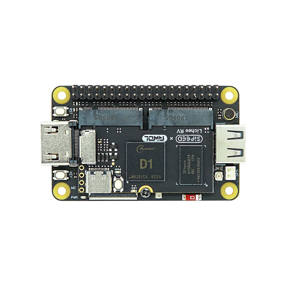 Sipeed Lichee rv Dock Allwinner d1 Placa de Desenvolvimento Risc-v Linux Starter Kit Quadro demonstração - Imagem 3