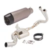 51mm For kawasaki ER6N ER6F 2012-2016 Motorcycle Exhaust Pipe Escape Muffler Header Pipe Stainless Steel Box Front Link Tube