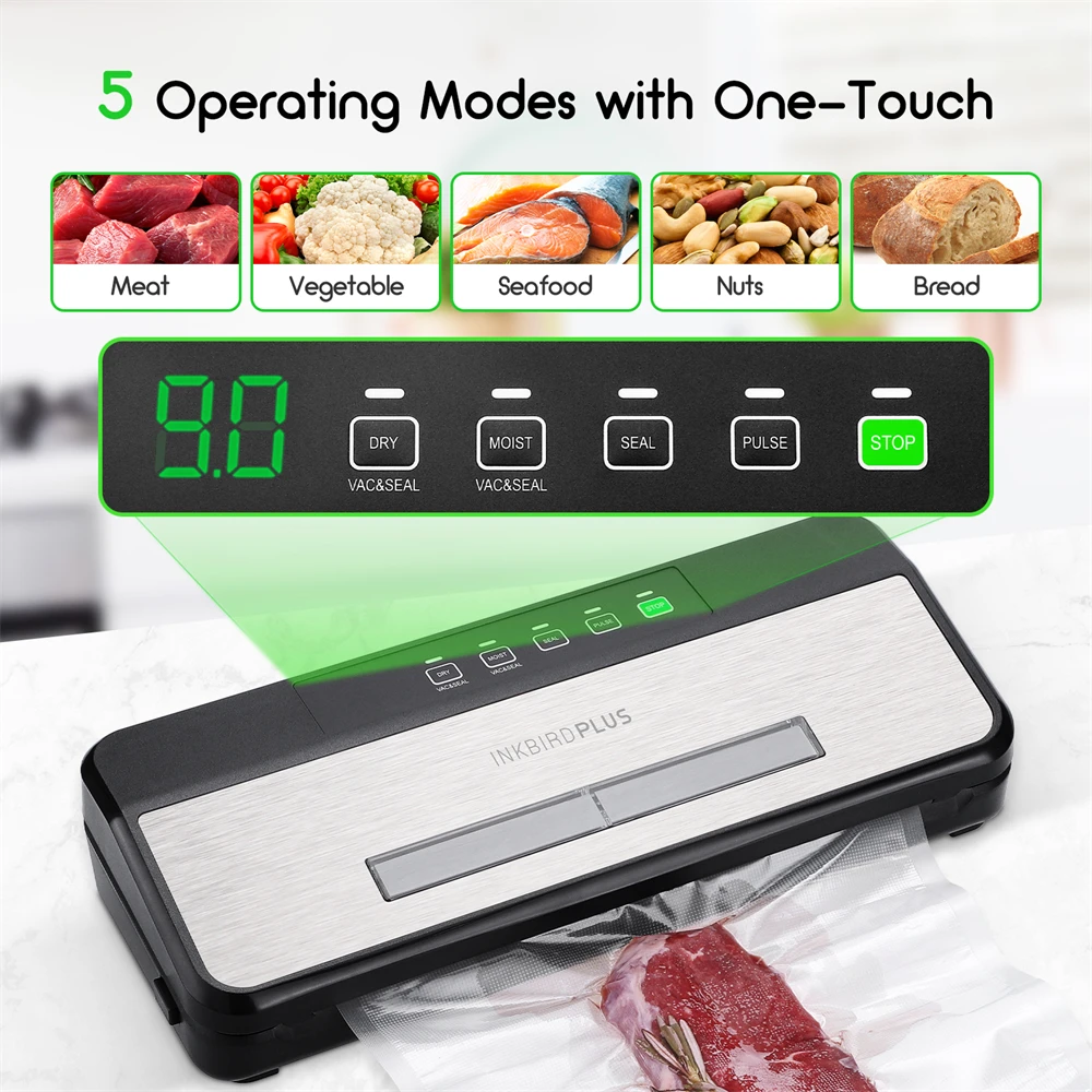 INKBIRDPLUS Food Vacuum Sealer 6