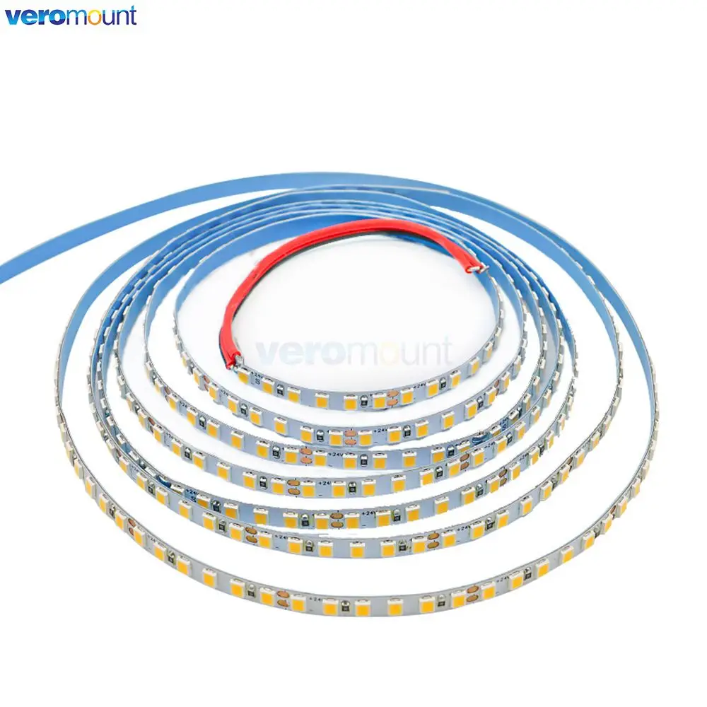 5m 12V 24V DC 5mm Width PCB 2835 SMD Flexible LED Strip 180LEDS/M LED Lamp Tape Home Decoration Cool Warm White 4000K led strip lights led strip light led light strip led decorative lights