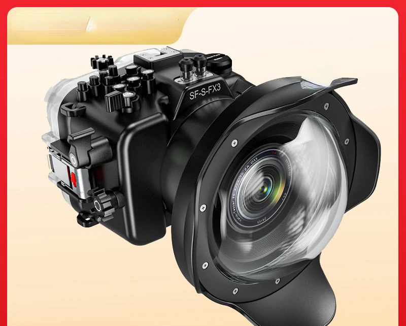 

The waterproof case for the dive camera is suitable for the waterproof cover for underwater photography of Sony FX3 cameras
