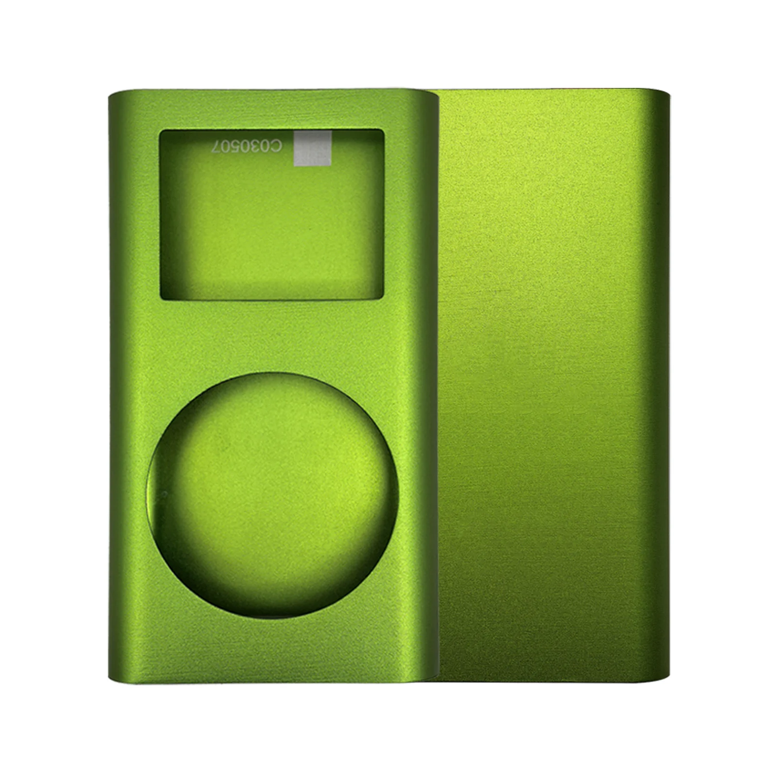 Sleek Metal Housing Shell with Lens Window for iPod Mini - Complete Replacement Case Cover