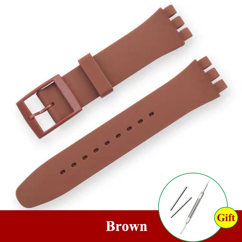 Colorful Soft Silicone Bracelet Watchband Strap Replacement with Tool