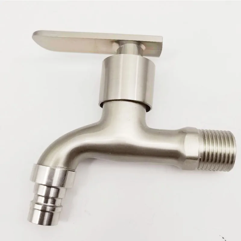 G1/2'' Washing Machine Tub Tap 304 Stainless Steel Brushed Clod Water Faucet Wall Mount Outdoor Garden Faucet water tap faucet,garden bibcocks,washing machine faucet