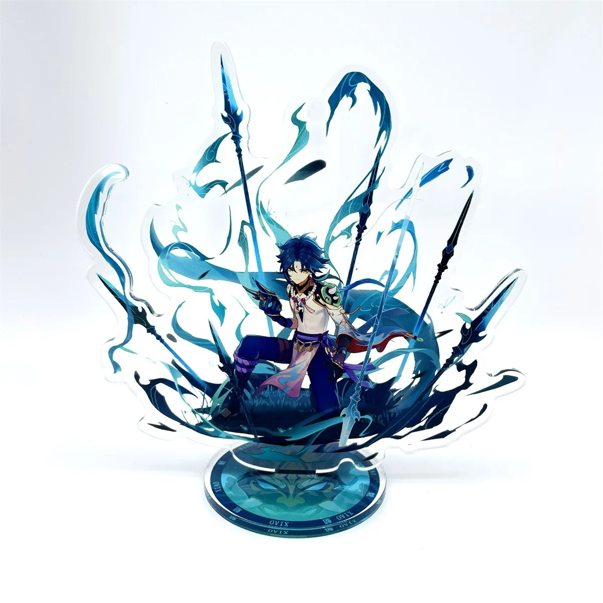 Anime Figure Acrylic Stand - Furina, Arlecchino, Xiao, Yae Miko, Yelan - Desk Decor & Fan Gift