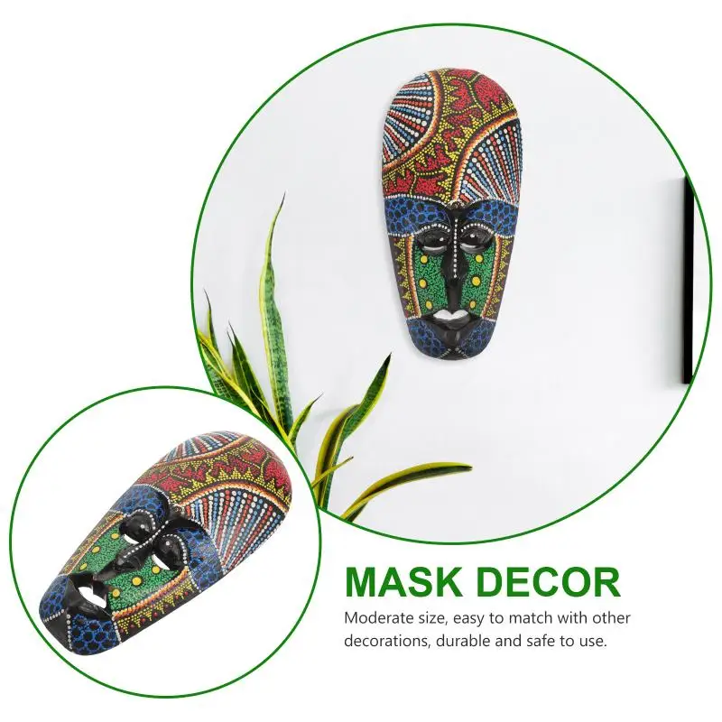 Masque tribal africain en bois