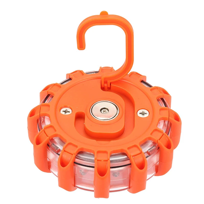 LED Road Flares Roadside Strobe Safety Beacon Disc Light