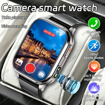 Nuovo Smartwatch con Fotocamera 2026 per Uomo e Donna, Registrazione Foto e Video, Monitoraggio Salute e Sport, Impermeabile IP68, Torcia, Chiamate BT