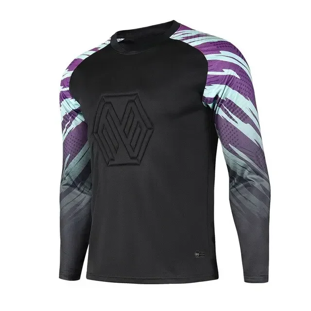 thumbnail image 1 of Camiseta de fútbol para hombre y niño, chándal de manga larga, trajes de portero para adultos y niños, 1 of 5