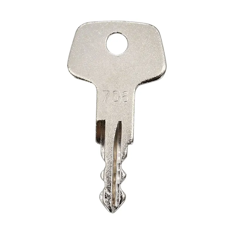 Fuel Cap Lock Key 706 Compatible with Hitachi Liebherr J2 Heavy Equipment