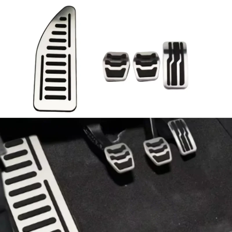 ZJCNHY Stainless Car Pedals Covers Fit Use For Ford Focus 2 3 4 MK2 MK3 MK4 Kuga Escape RS ST 2005-2020 Clutch Gas Brake Pedal Set Pads Car Pedal 855 - View #8