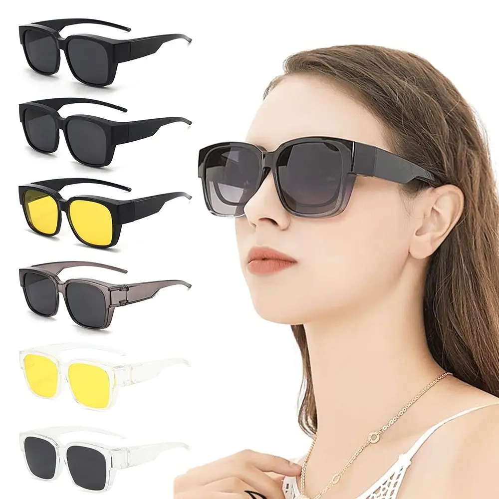 

Be Worn over Other Glasses Sun Glasses UV Protection Fit Over Glasses Sunglasses Square Shades Wrap Around Polarized